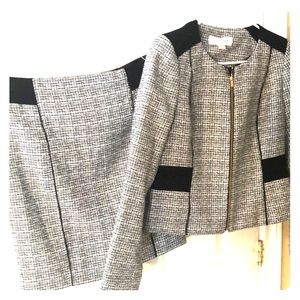 Calvin Klein blazer and skirt